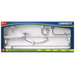 Kit Acessório p/Banheiro com 5 Peças 2000 c30 LORENZETTI