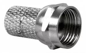 Kit Conector RG59 com Rosca para Cabo Coaxial c/10unid